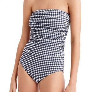 J. Crew Gingham One Piece